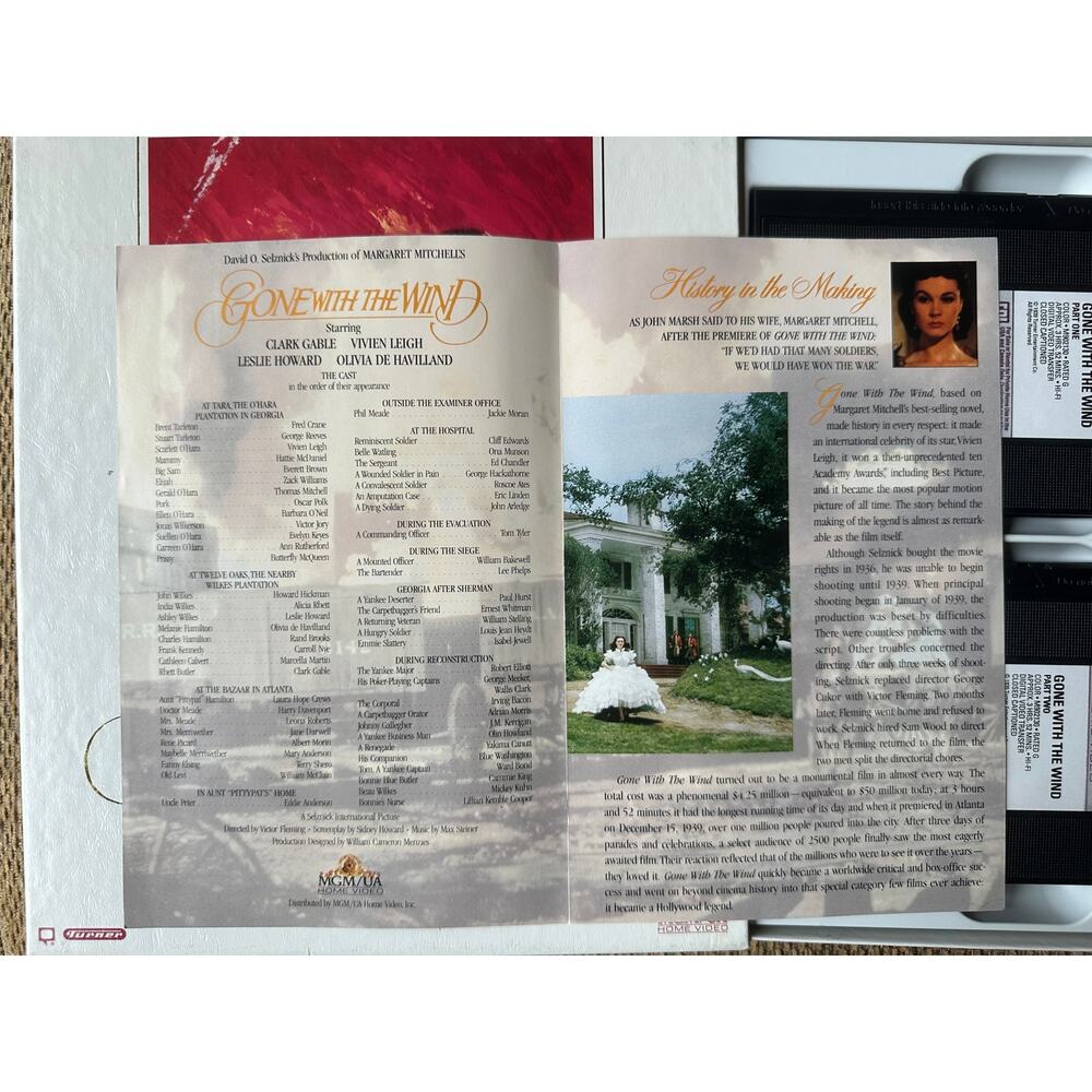 Gone With The Wind 50th Anniversary Limited Edition VHS - Picture 5 of 7
